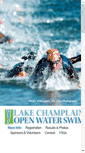 Mobile Screenshot of lakechamplainopenwaterswim.com